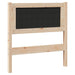 Tăblie tapițată cu headboard Maro 80 cm Lemn de pin masiv - WALTI WALTI