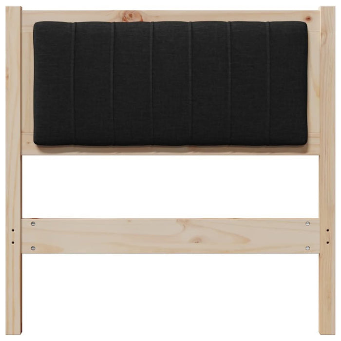 Tăblie tapițată cu headboard Maro 80 cm Lemn de pin masiv - WALTI WALTI