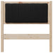 Tăblie tapițată cu headboard Maro 80 cm Lemn de pin masiv - WALTI WALTI