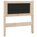 Tăblie tapițată cu headboard Maro 75 cm Lemn de pin masiv - WALTI WALTI