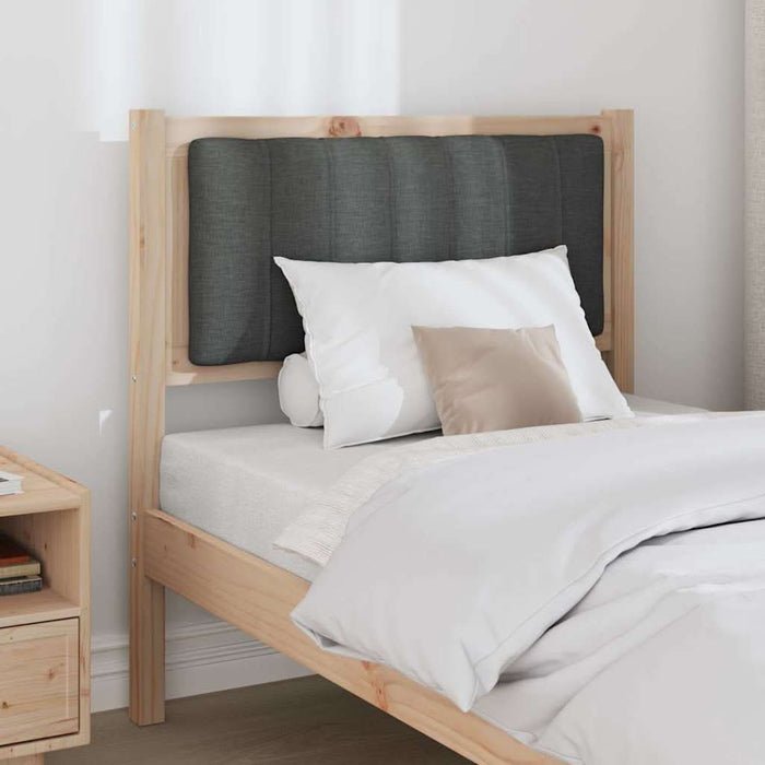 Tăblie tapițată cu headboard Maro 75 cm Lemn de pin masiv - WALTI WALTI