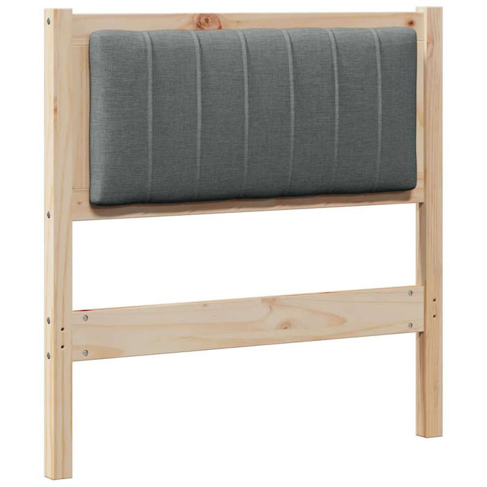 Tăblie tapițată cu headboard Maro 75 cm Lemn de pin masiv - WALTI WALTI