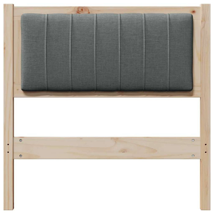 Tăblie tapițată cu headboard Maro 75 cm Lemn de pin masiv - WALTI WALTI