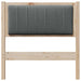 Tăblie tapițată cu headboard Maro 75 cm Lemn de pin masiv - WALTI WALTI