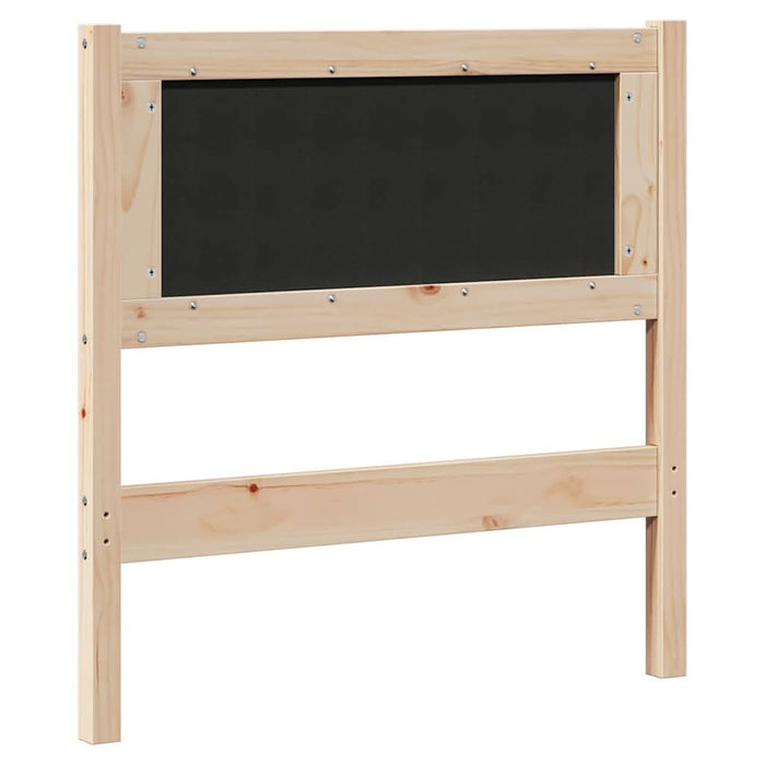 Tăblie tapițată cu headboard Maro 75 cm Lemn de pin masiv - WALTI WALTI