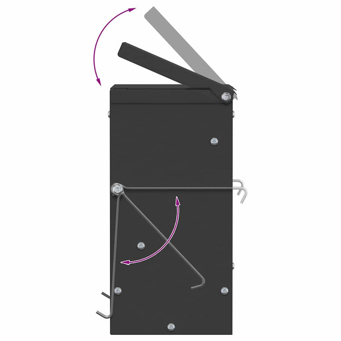 Urmărire pentru iepuri Negru 20 x 12,5 x 25 cm - WALTI WALTI