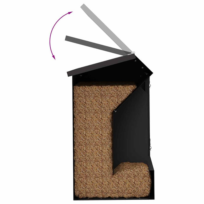 Urmărire pentru iepuri Negru 64.5 x 25.5 x 45.5 cm - WALTI WALTI