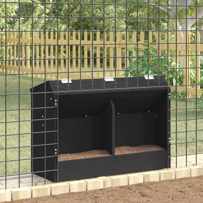 Urmărire pentru iepuri Negru 64.5 x 25.5 x 45.5 cm - WALTI WALTI