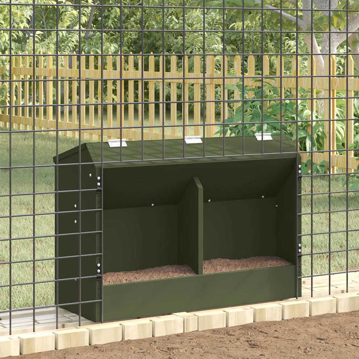 Urmărire pentru iepuri Verde măsliniu 64.5 x 25.5 x 45.5 cm - WALTI WALTI