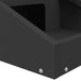 Feeder pentru cerbi Negru 28 x 30 x 80 cm Oțel Laminat la Rece - WALTI WALTI