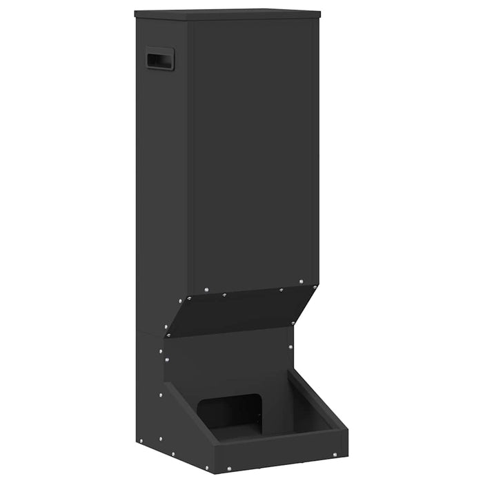 Feeder pentru cerbi Negru 28 x 30 x 80 cm Oțel Laminat la Rece - WALTI WALTI