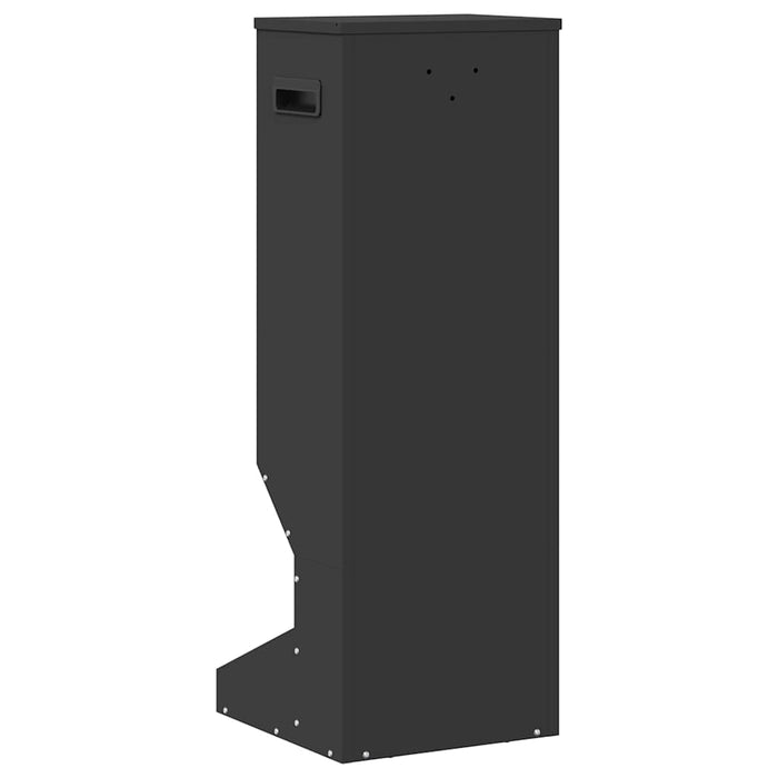 Feeder pentru cerbi Negru 28 x 30 x 80 cm Oțel Laminat la Rece - WALTI WALTI