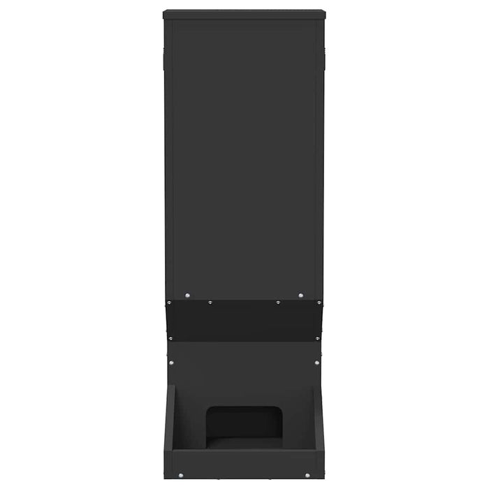 Feeder pentru cerbi Negru 28 x 30 x 80 cm Oțel Laminat la Rece - WALTI WALTI