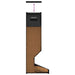 Feeder pentru cerbi Negru 28 x 30 x 80 cm Oțel Laminat la Rece - WALTI WALTI
