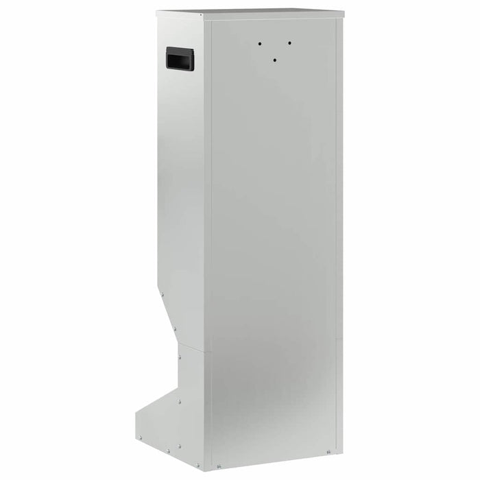 Feeder pentru cerbi Argintiu 28 x 30 x 80 cm Oțel Galvanizat - WALTI WALTI