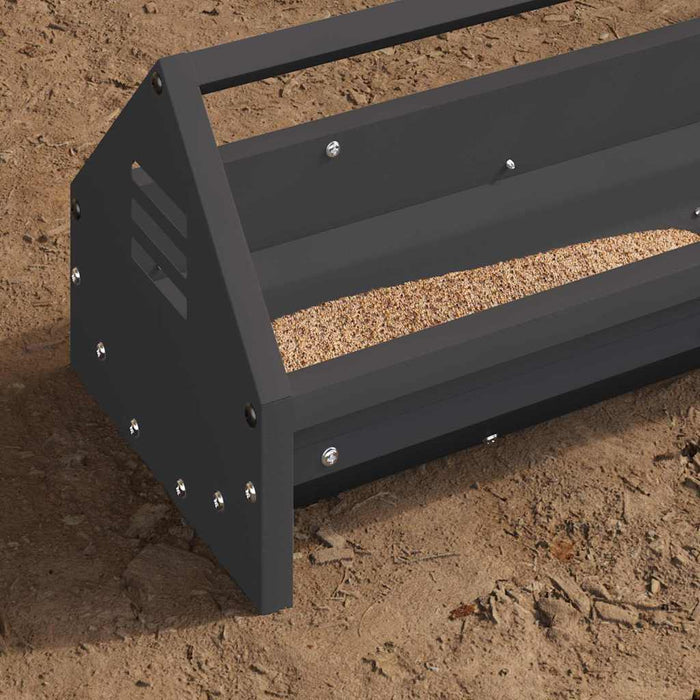 JGHEAB pentru hrănit pui Negru 108 x 20,5 x 20 cm - WALTI WALTI
