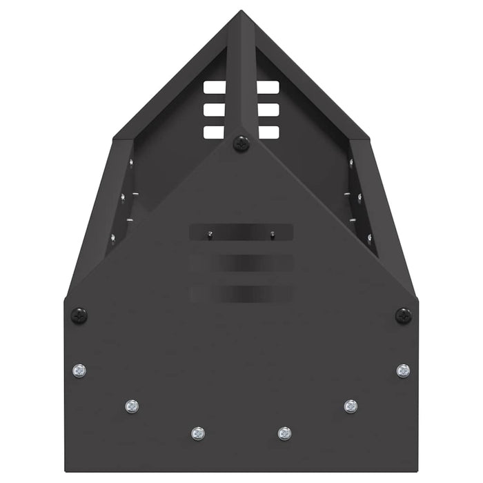 JGHEAB pentru hrănit pui Negru 108 x 20,5 x 20 cm - WALTI WALTI