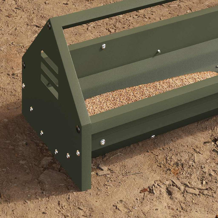 JGHEAB pentru hrănit pui Verde măsliniu 108 x 20,5 x 20 cm - WALTI WALTI