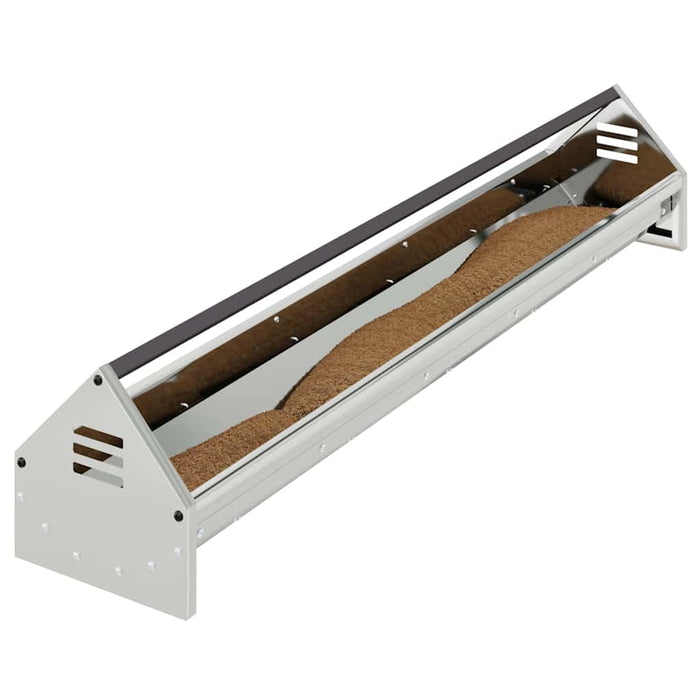 JGHEAB pentru hrănit pui Argintiu 108 x 20,5 x 20 cm - WALTI WALTI