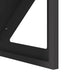 Jgheab pentru hrănirea animalelor Negru 108 x 50 x 28 cm - WALTI WALTI