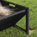 Jgheab pentru hrănirea animalelor Negru 108 x 50 x 28 cm - WALTI WALTI
