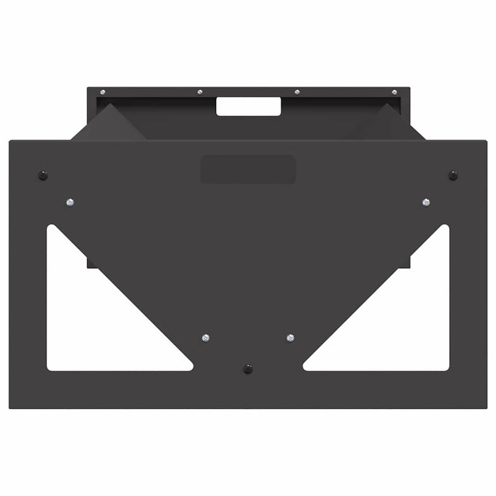 Jgheab pentru hrănirea animalelor Negru 108 x 50 x 28 cm - WALTI WALTI