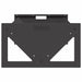 Jgheab pentru hrănirea animalelor Negru 108 x 50 x 28 cm - WALTI WALTI