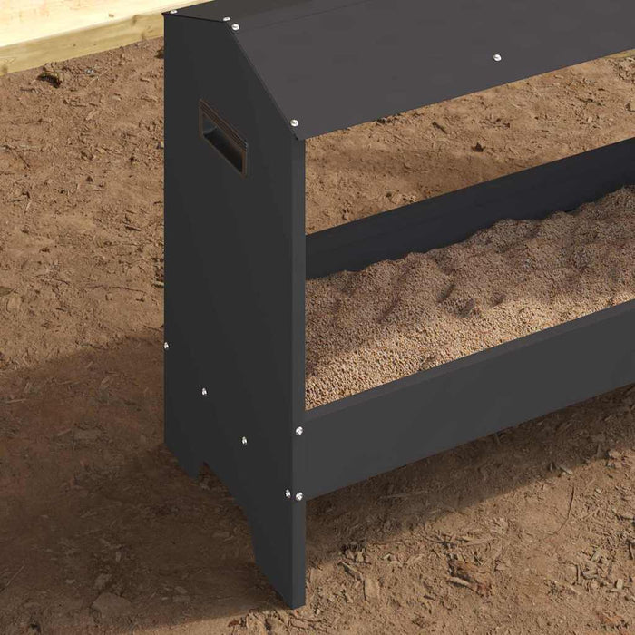 JGHEAB pentru hrănit pui Negru 81 x 32 x 53,5 cm - WALTI WALTI
