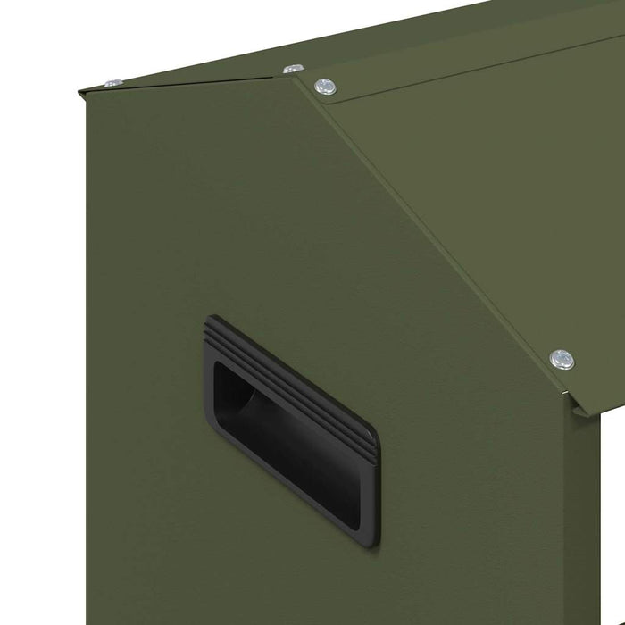 JGHEAB pentru hrănit pui Verde măsliniu 81 x 32 x 53,5 cm - WALTI WALTI