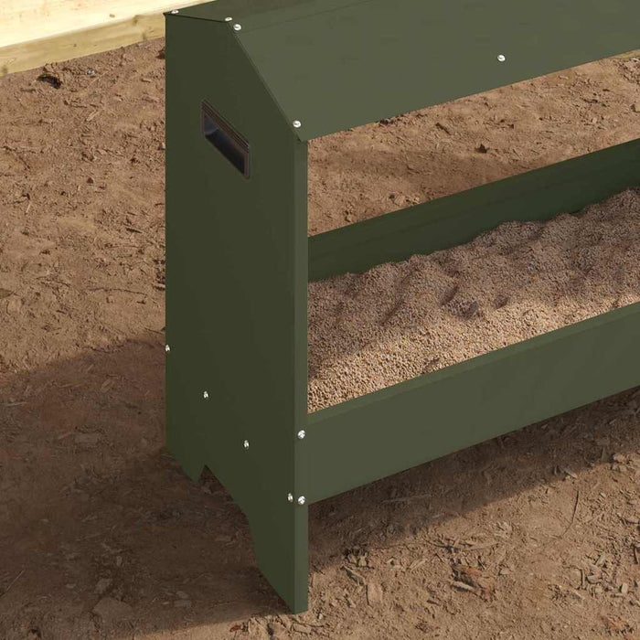 JGHEAB pentru hrănit pui Verde măsliniu 81 x 32 x 53,5 cm - WALTI WALTI
