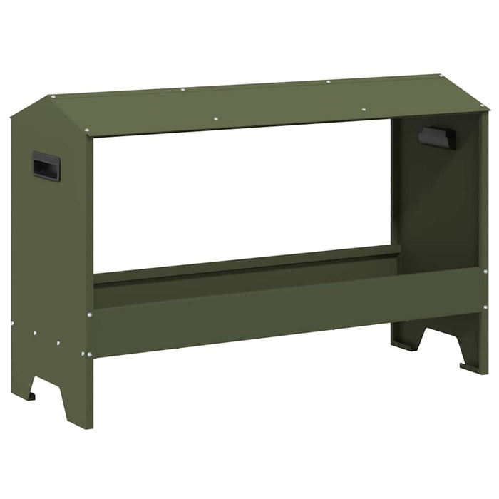 JGHEAB pentru hrănit pui Verde măsliniu 81 x 32 x 53,5 cm - WALTI WALTI