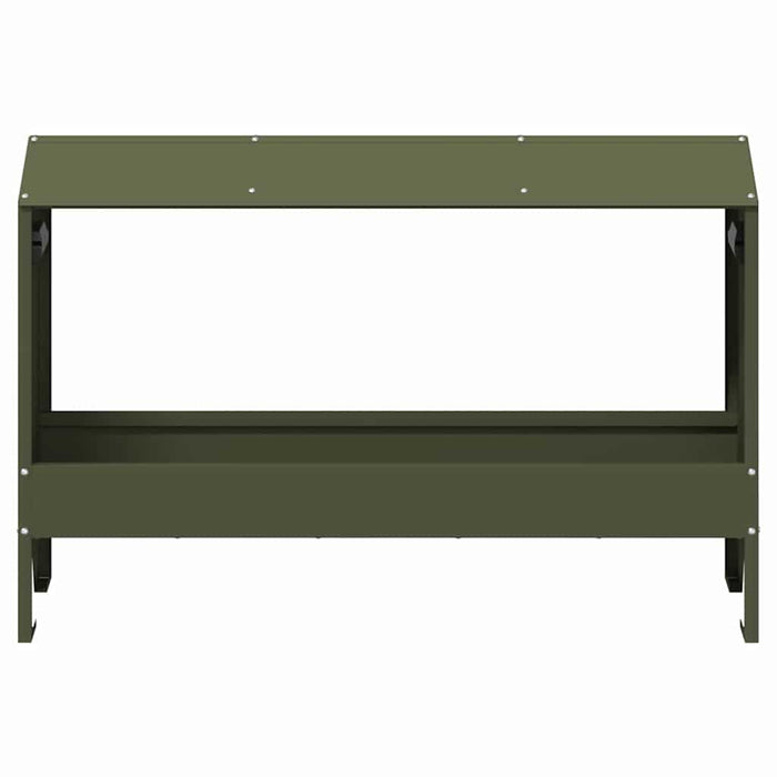 JGHEAB pentru hrănit pui Verde măsliniu 81 x 32 x 53,5 cm - WALTI WALTI