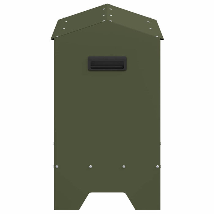 JGHEAB pentru hrănit pui Verde măsliniu 81 x 32 x 53,5 cm - WALTI WALTI