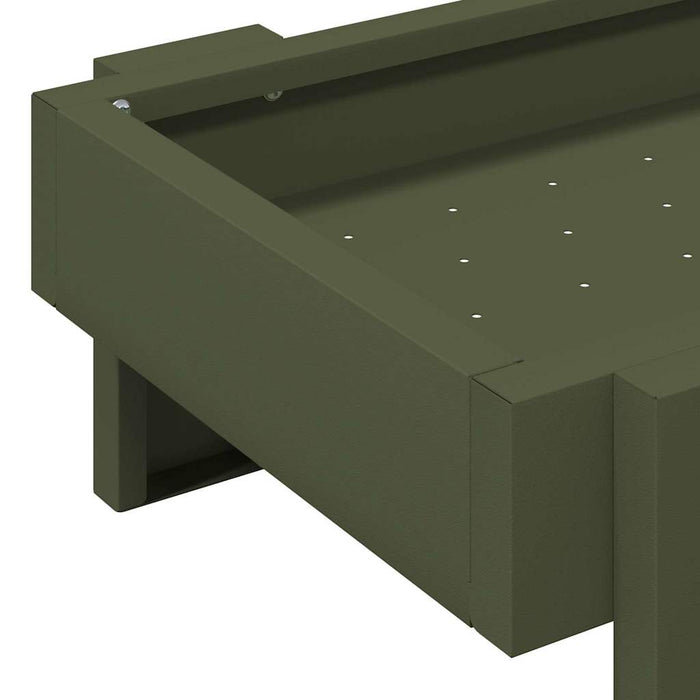 JGHEAB pentru hrănit pui Verde măsliniu 80 x 28 x 13.5 cm - WALTI WALTI