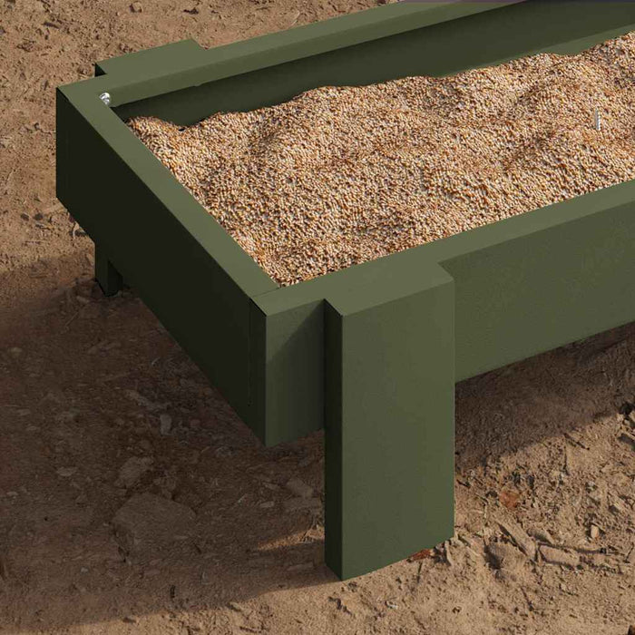 JGHEAB pentru hrănit pui Verde măsliniu 80 x 28 x 13.5 cm - WALTI WALTI