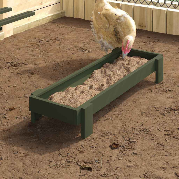 JGHEAB pentru hrănit pui Verde măsliniu 80 x 28 x 13.5 cm - WALTI WALTI