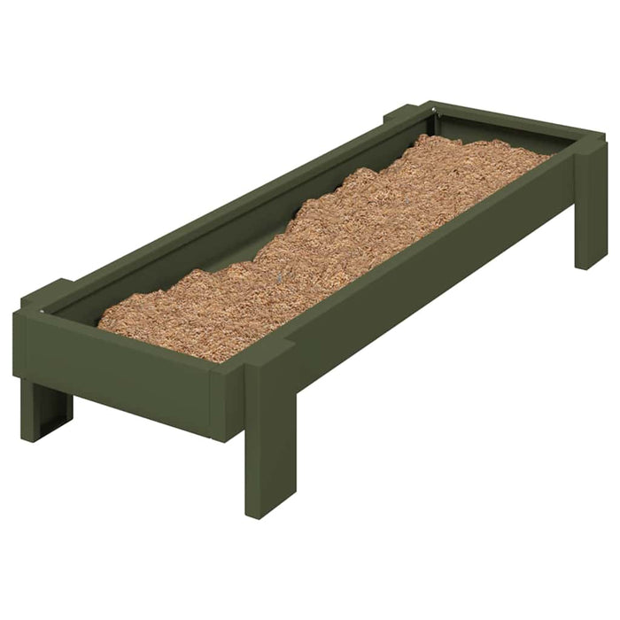 JGHEAB pentru hrănit pui Verde măsliniu 80 x 28 x 13.5 cm - WALTI WALTI