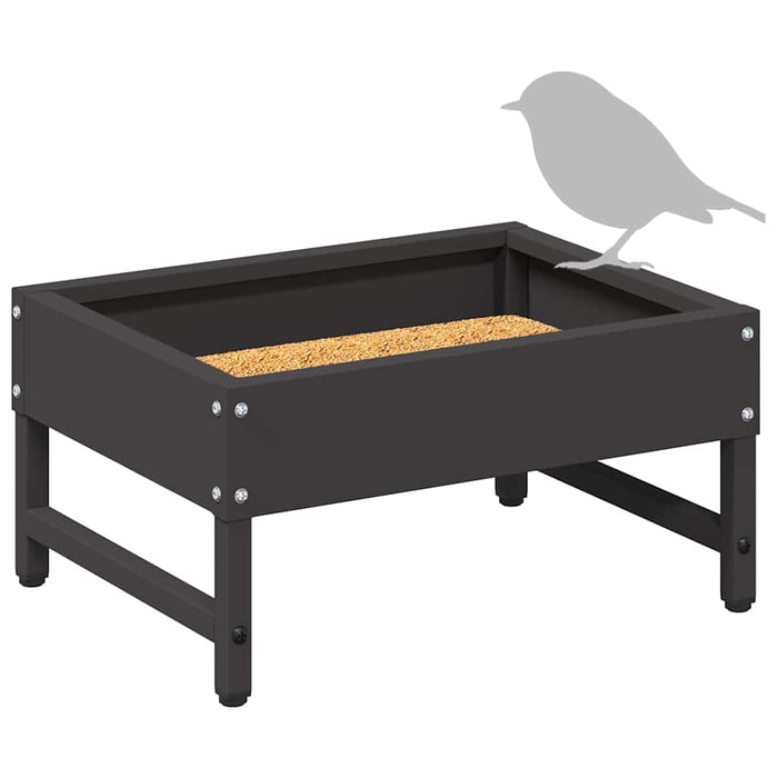 Hrănitor pentru păsări Negru 80 x 28 x 13.5 cm - WALTI WALTI
