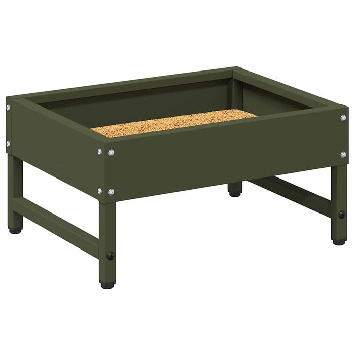 Hrănitor pentru păsări Verde măsliniu 80 x 28 x 13.5 cm - WALTI WALTI
