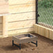 Hrănitor pentru păsări Argintiu 80 x 28 x 13.5 cm - WALTI WALTI