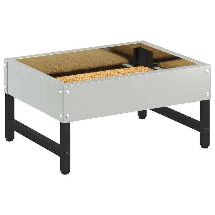 Hrănitor pentru păsări Argintiu 80 x 28 x 13.5 cm - WALTI WALTI