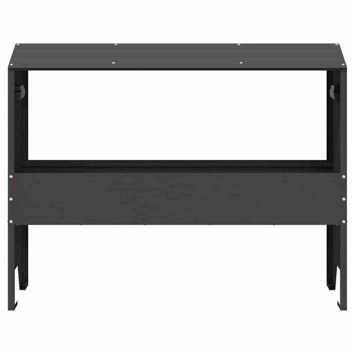 Jgheab pentru hrănirea animalelor Negru 79 x 35 x 62 cm - WALTI WALTI