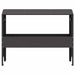 Jgheab pentru hrănirea animalelor Negru 79 x 35 x 62 cm - WALTI WALTI
