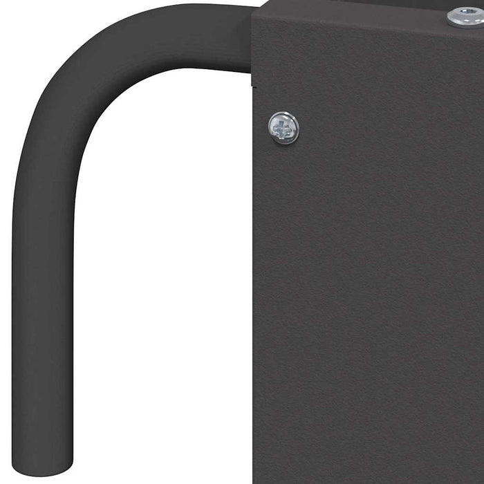 Feeder pentru Fân Negru 71 x 33 x 70 cm Oțel Laminat la Rece - WALTI WALTI
