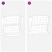 Feeder pentru Fân Negru 71 x 33 x 70 cm Oțel Laminat la Rece - WALTI WALTI
