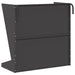 Feeder pentru Fân Negru 71 x 33 x 70 cm Oțel Laminat la Rece - WALTI WALTI