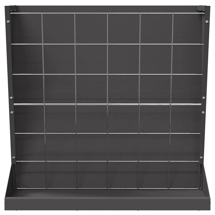 Feeder pentru Fân Negru 71 x 33 x 70 cm Oțel Laminat la Rece - WALTI WALTI