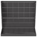 Feeder pentru Fân Negru 71 x 33 x 70 cm Oțel Laminat la Rece - WALTI WALTI