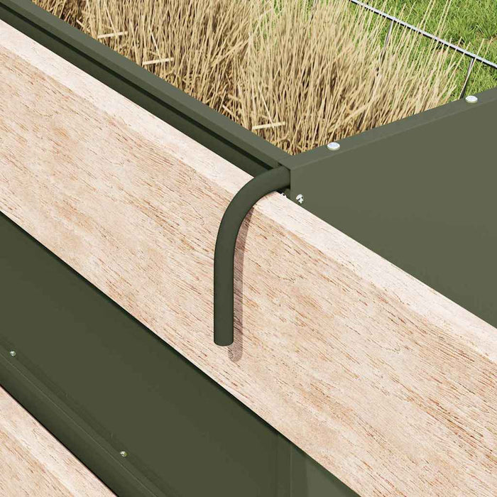 Feeder pentru Fân Verde măsliniu 71 x 33 x 70 cm - WALTI WALTI