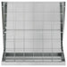 Feeder pentru Fân Argintiu 71 x 33 x 70 cm Oțel Galvanizat - WALTI WALTI